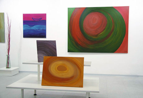 Moderní abstraktní obrazy Jane H. - výstava