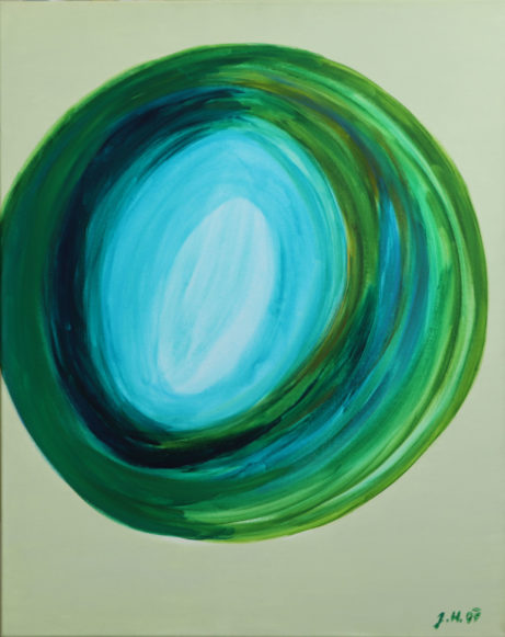 Moderní abstraktní obraz "Oko"